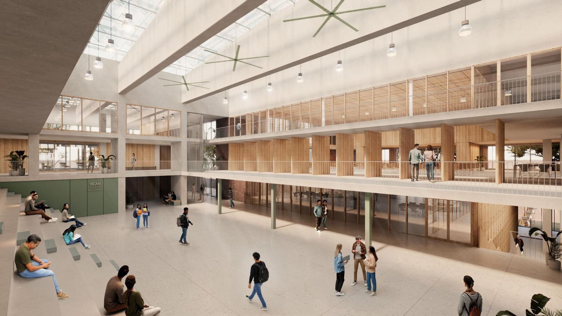 centre neurociències UB a l'antic teatre del campus Llars Mundet