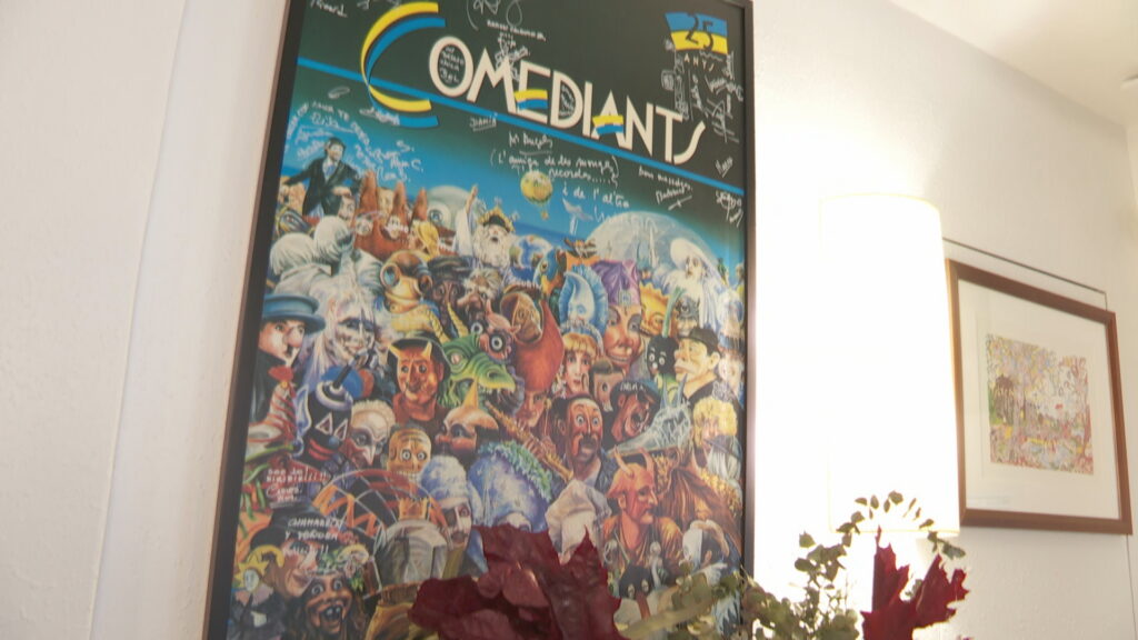 El cartell dels Comediants signat i aconseguit als Encants