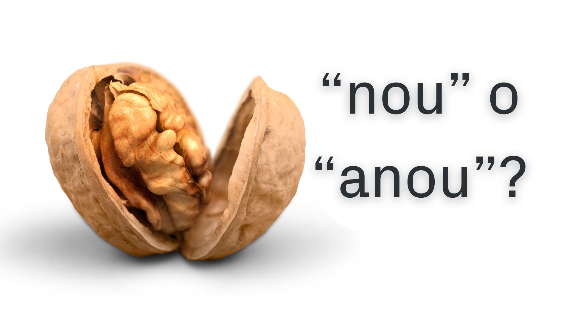 "Nou" o "anou"? Com en diem, del fruit de la noguera? | català, llengua, Mots endiumenjats