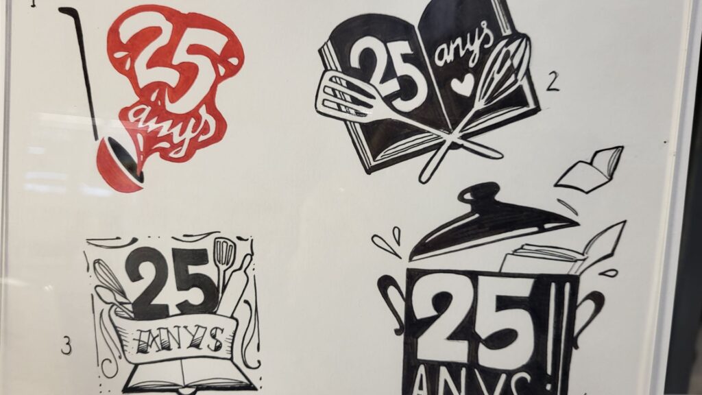 La Biblioteca de la Barceloneta activa una enquesta per decidir el logo del seu 25è aniversari | Barris, biblioteques, cooperatives, equipaments, llibres