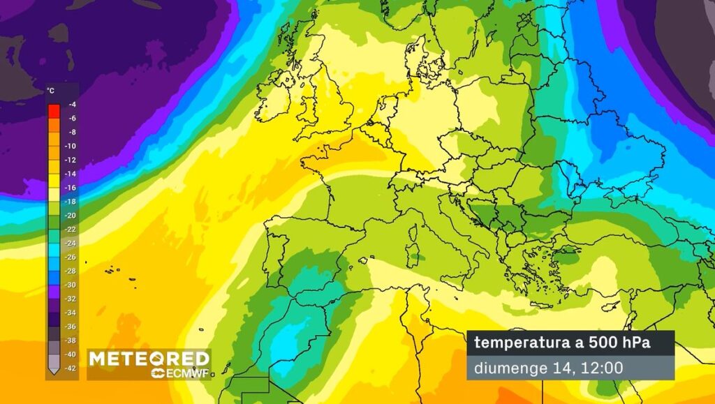 borrasca pluja creuant l'estret de Gibraltar