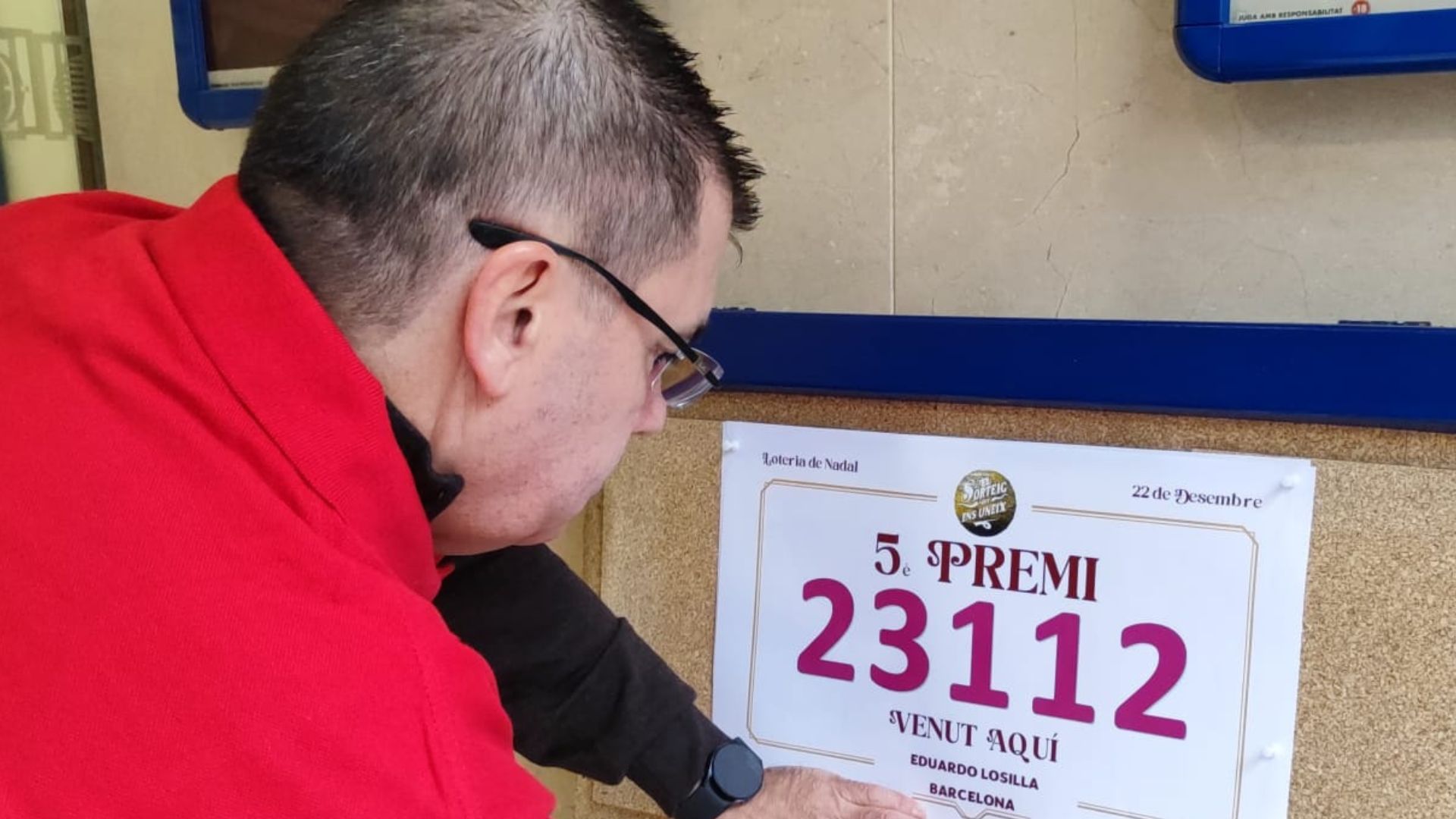 Una administraci&oacute; de Sant Antoni ven el 23112, cinqu&egrave; premi loteria Nadal 2025