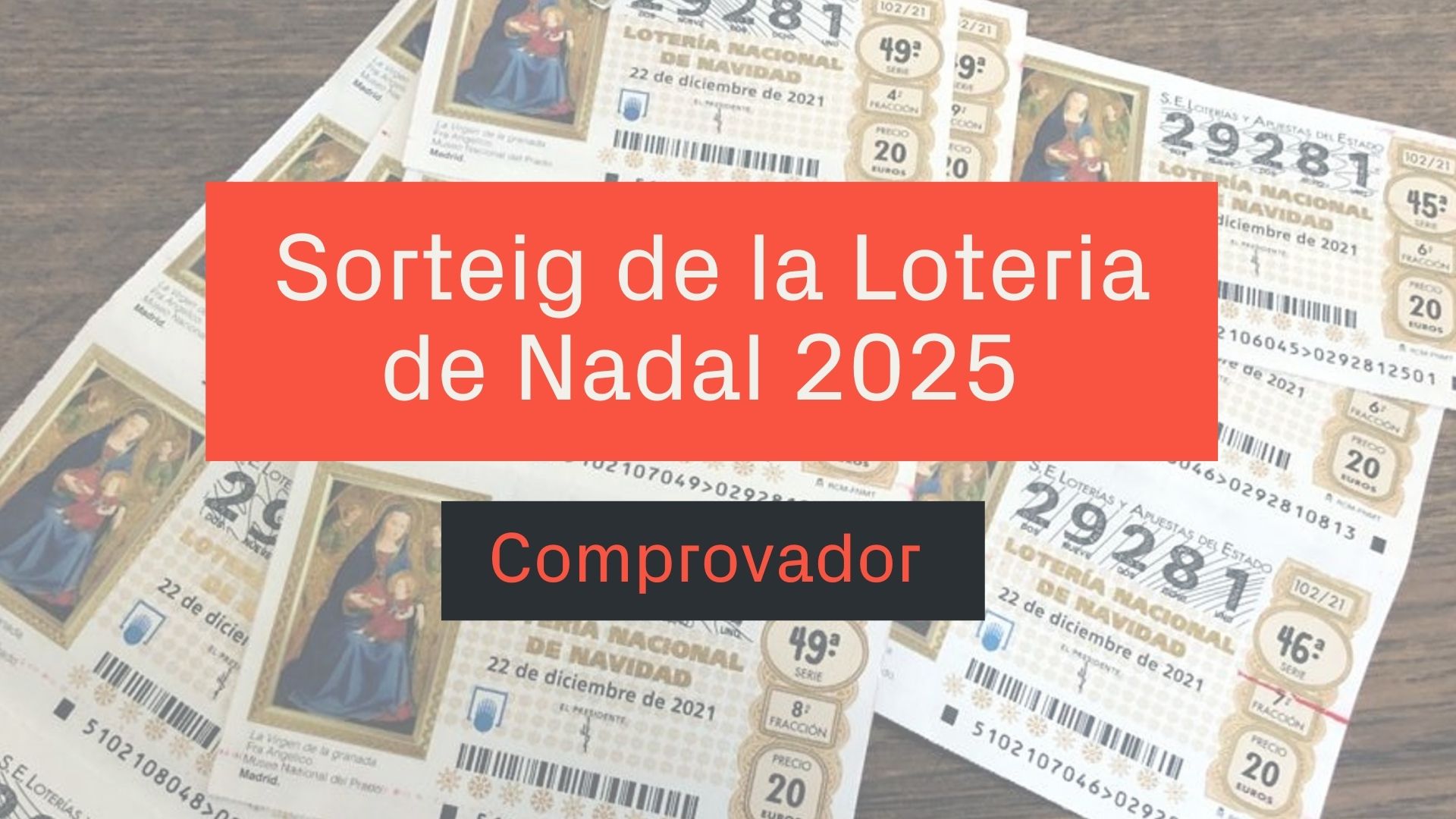 comprovar Loteria Nadal 2025