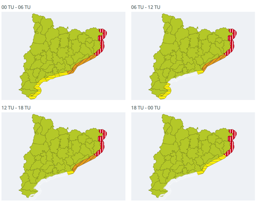 Dia de Nadal passat per aigua en espera d'una llevantada de categoria per Sant Esteve | Nadal, pluja, previsió del temps, temporal
