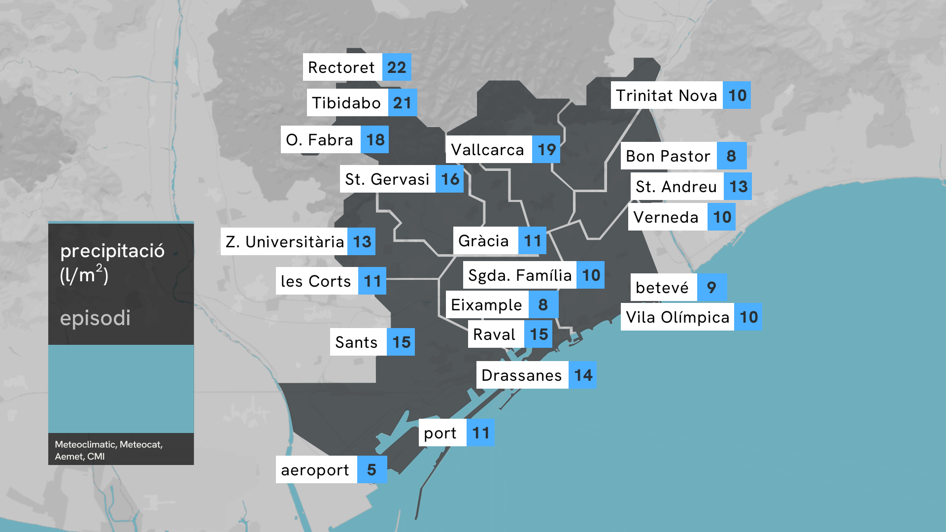 pluja acumulada 14 i 15 desembre 2025