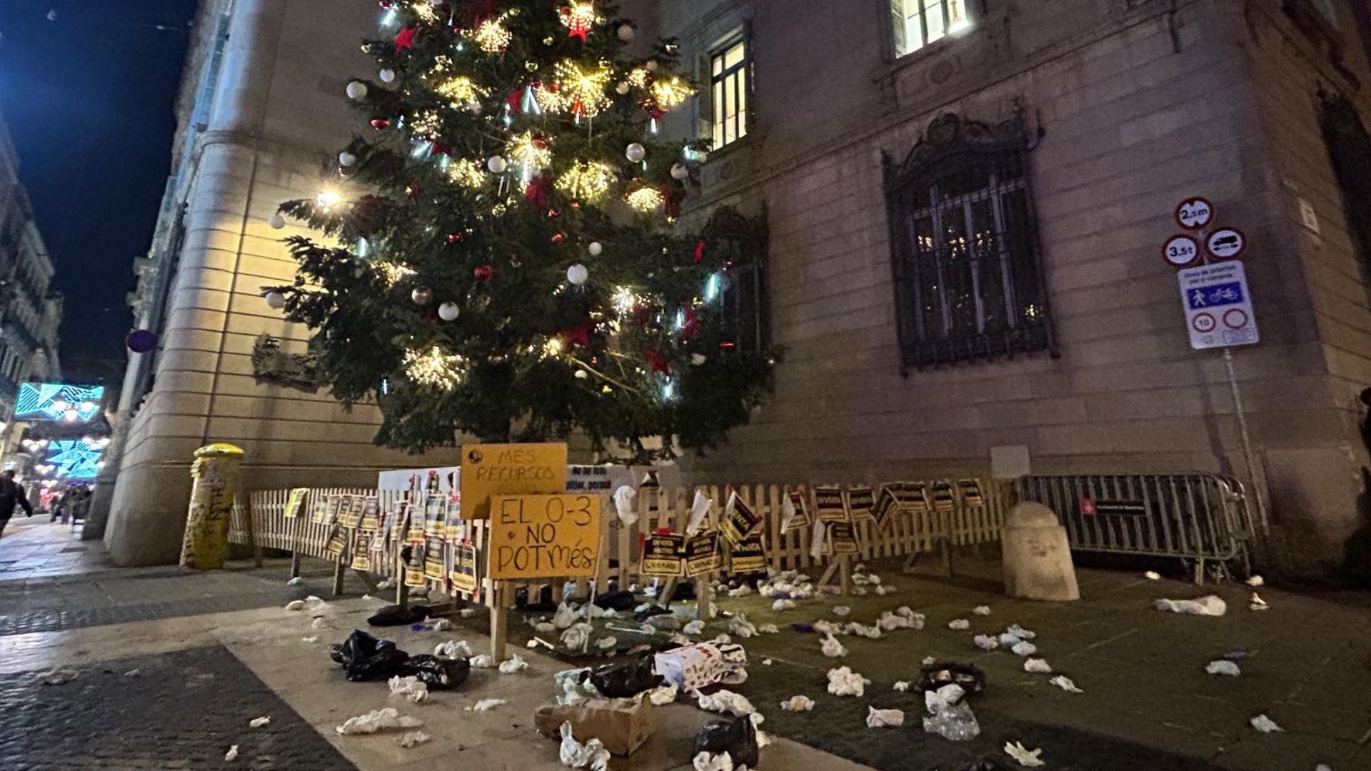 protesta escoles bressol plaça de Sant Jaume