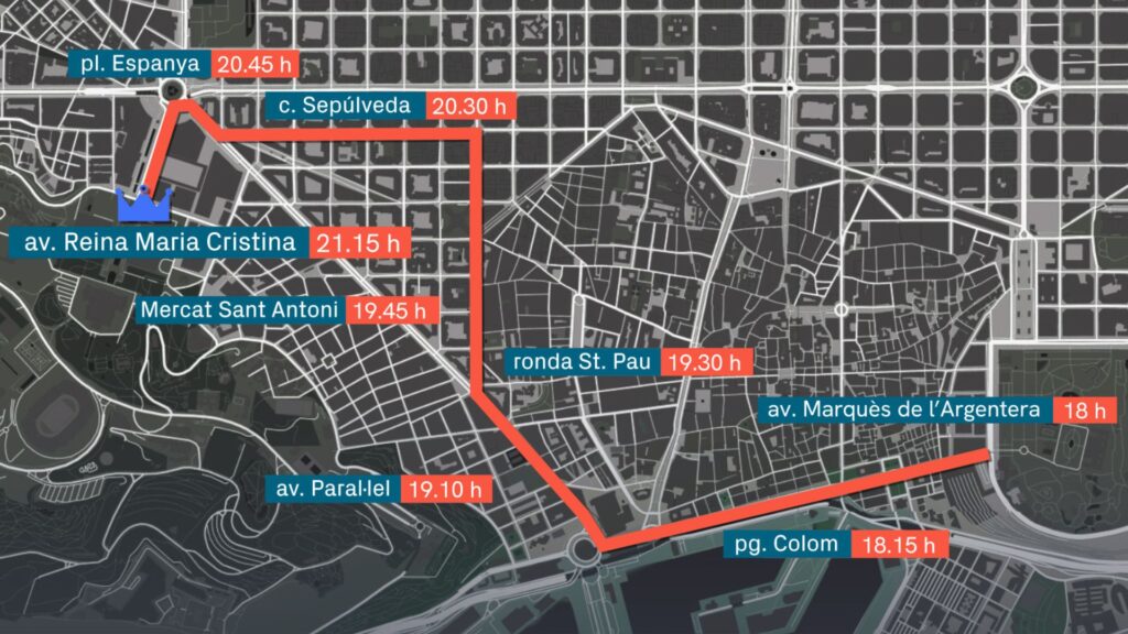 recorregut cavalcada reis 2026