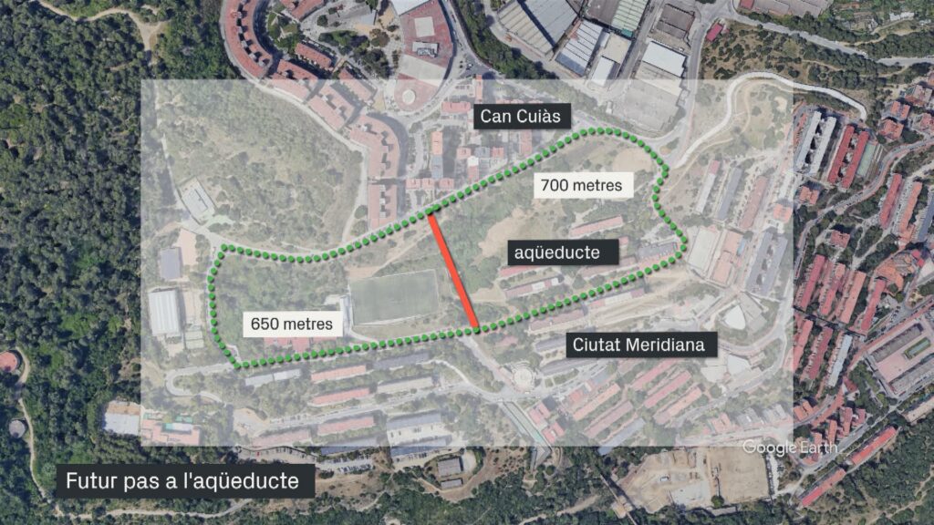 Aprovada la reconversió de l'aqüeducte de Can Cuiàs en un pont per a vianants | obres, patrimoni