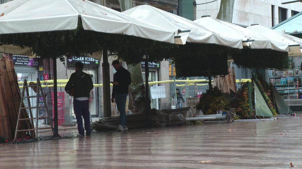 desmuntatge terrasses rambla