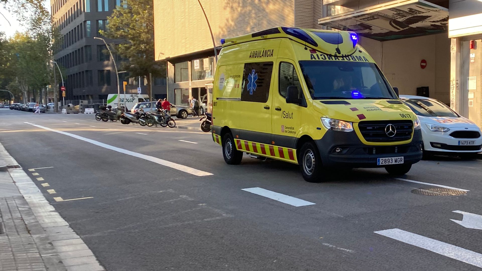ambulància accident trànsit mortal