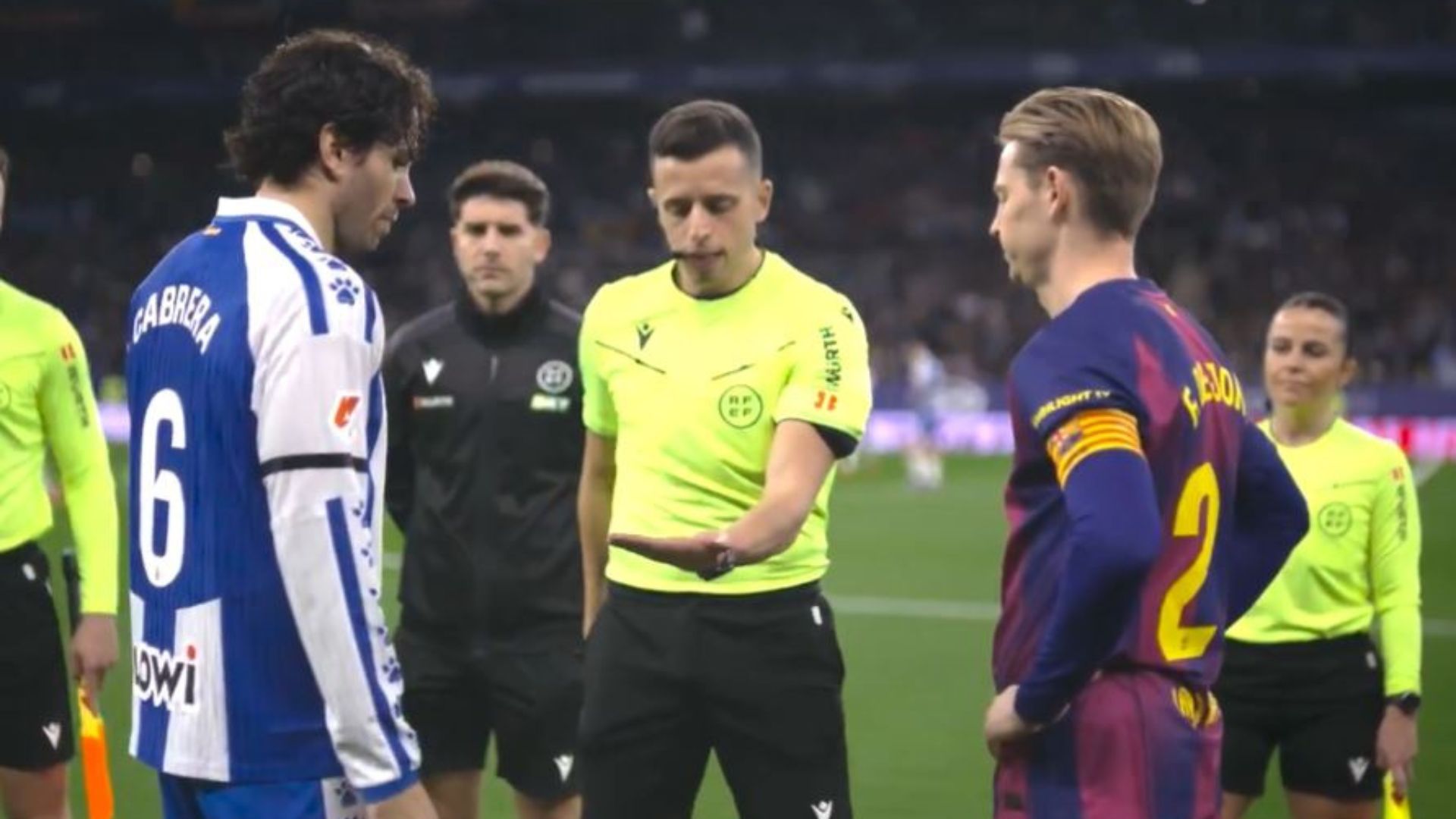 espanyol barça victor garcia verdur derbi arbitre
