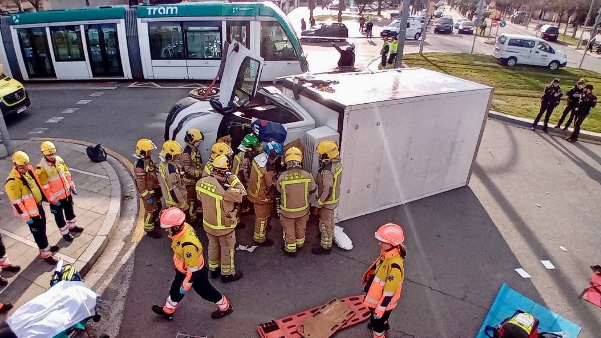 accident tramvia camió