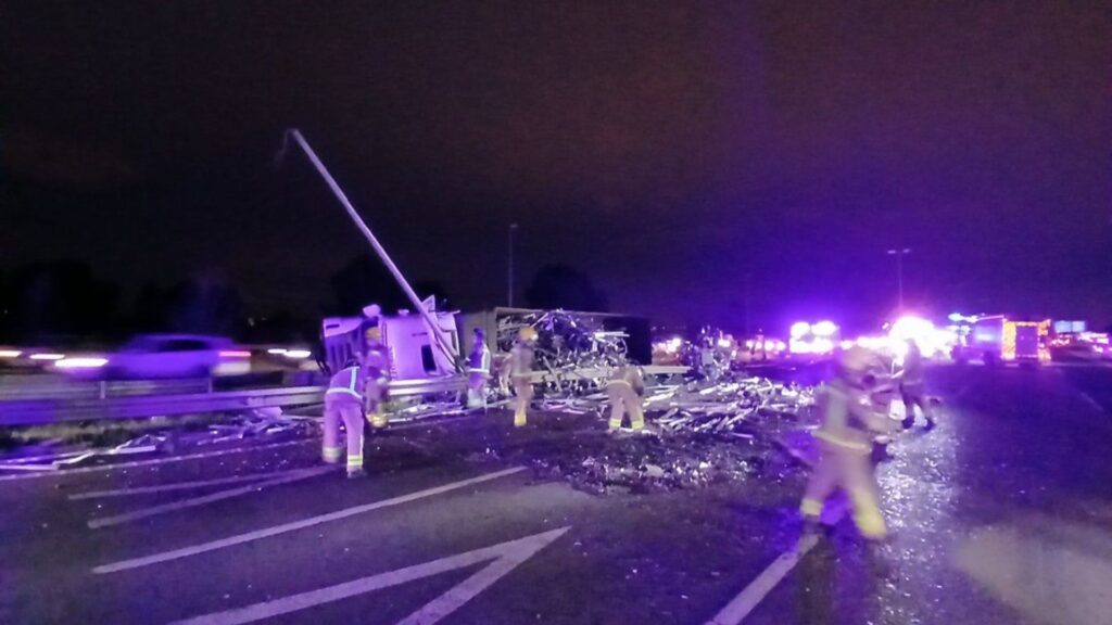 accident cami&oacute; bolcat AP-7