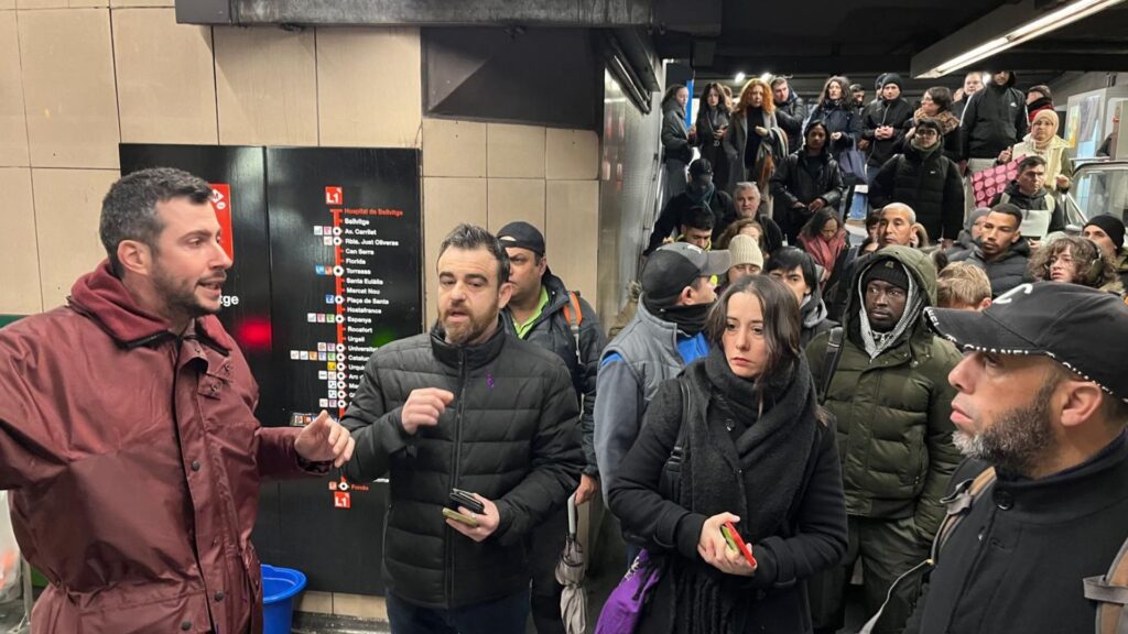 estaci&oacute; Fabra i Puig suspensi&oacute; Rodalies