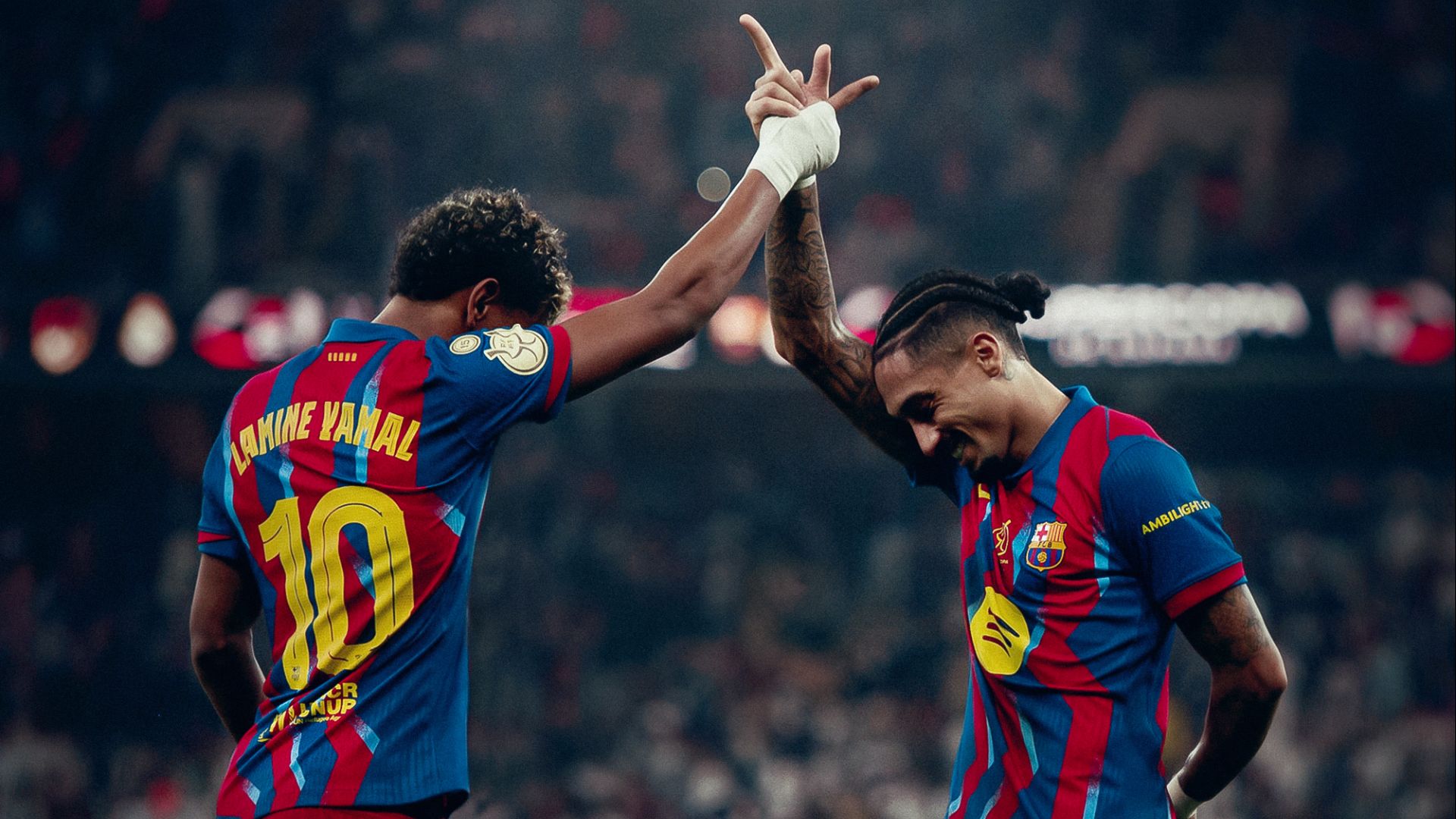 El Bar&ccedil;a revalida la Supercopa: Rapinha estel&middot;lar