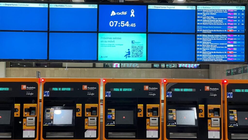 susp&egrave;s servei Rodalies Catalunya