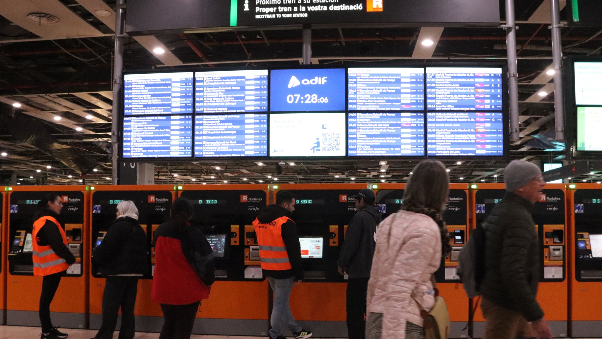 estació Sants Pla alternatiu Rodalies