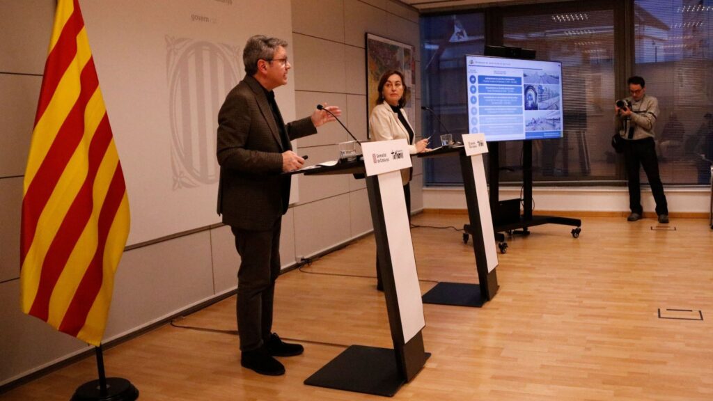 el secretari Jos&eacute; Antonio Santano i la consellera Paneque