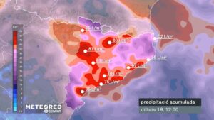 S’activa la primera fase del temporal: Barcelona podria acumular més de 50 litres el cap de setmana