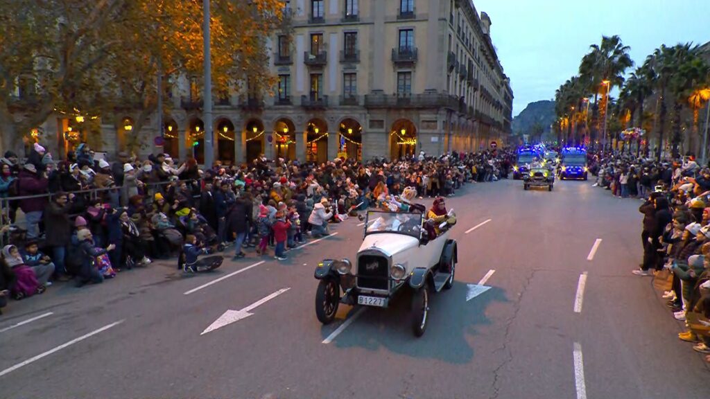 cotxe d'&egrave;poca pels Reis d'Orient