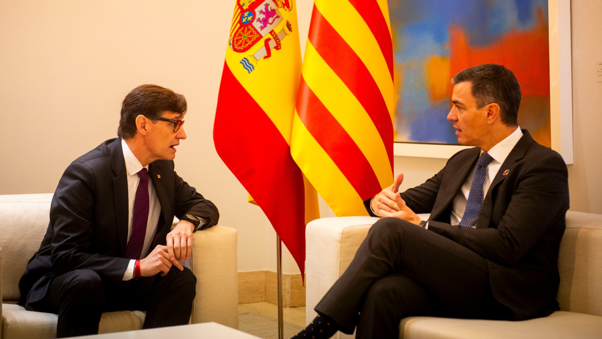 salvador illa i pedro sanchez