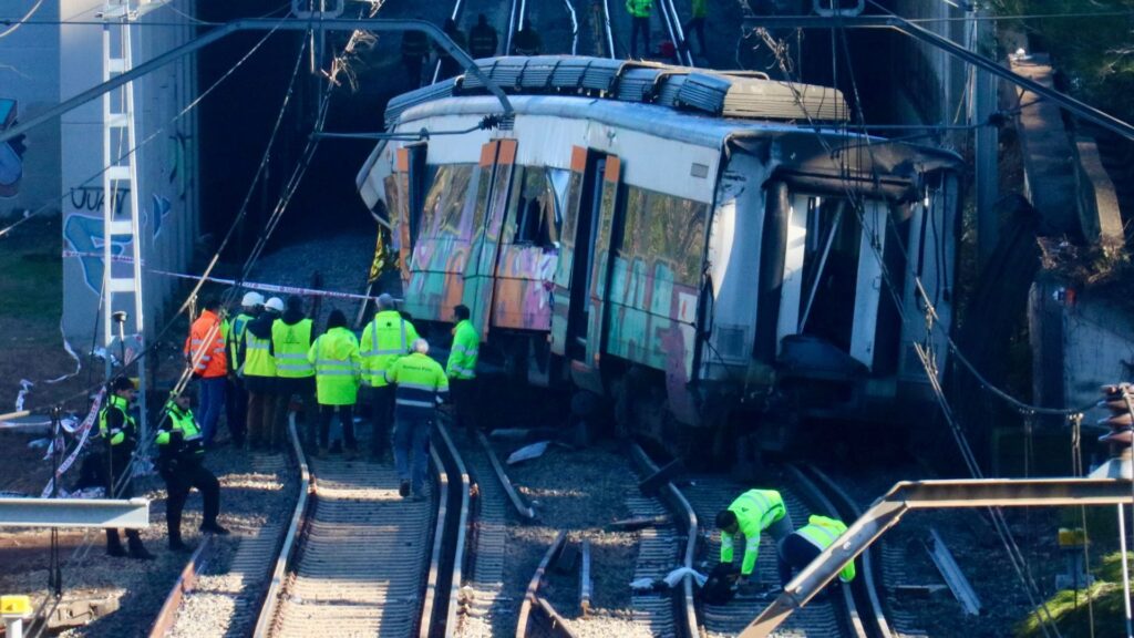tren accident mortal Gelida