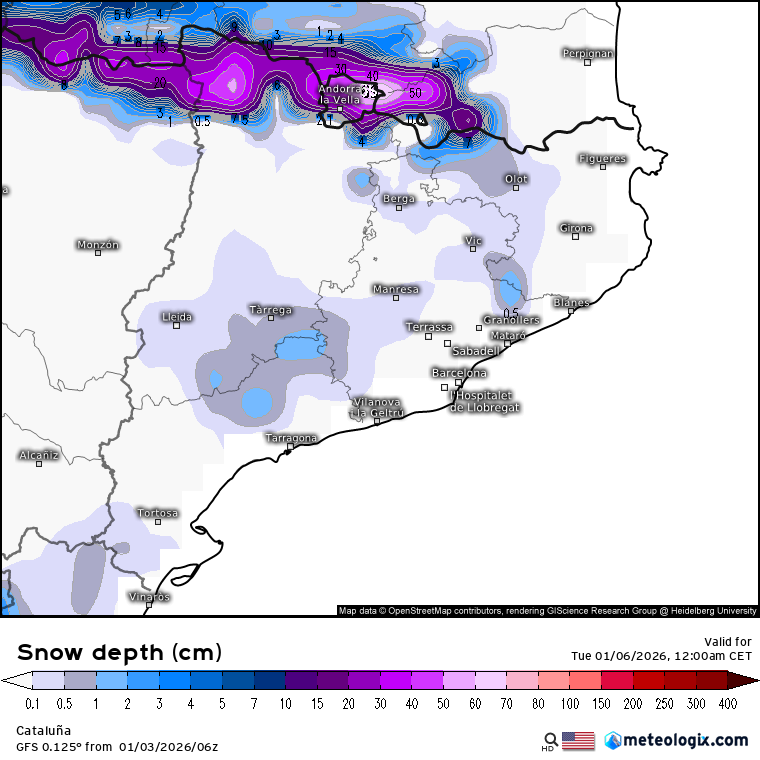 La nieve visitará Cataluña el lunes: ¿qué sabemos ahora? Nevará en Collserola? | Barcelona, nieve