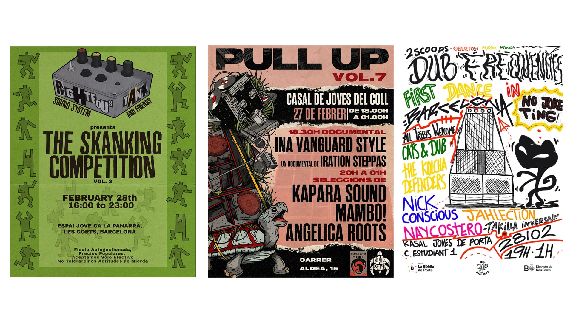 Ni un, ni dos: tres "sound systems"! | música en viu, pòdcast, ràdio