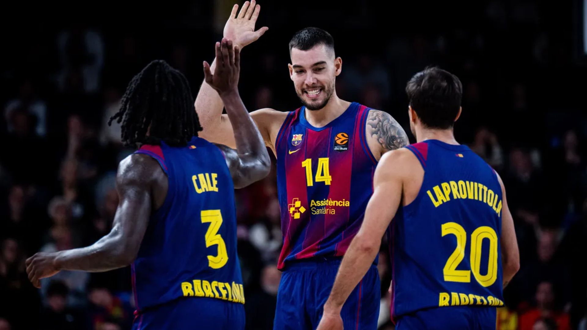 Willy Hernangómez i Nico Laprovittola, Barça bàsquet