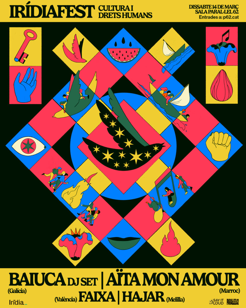 Irídia Fest 2026, festival de cultura i drets humans: dates i programa | agenda del cap de setmana, concerts, drets humans