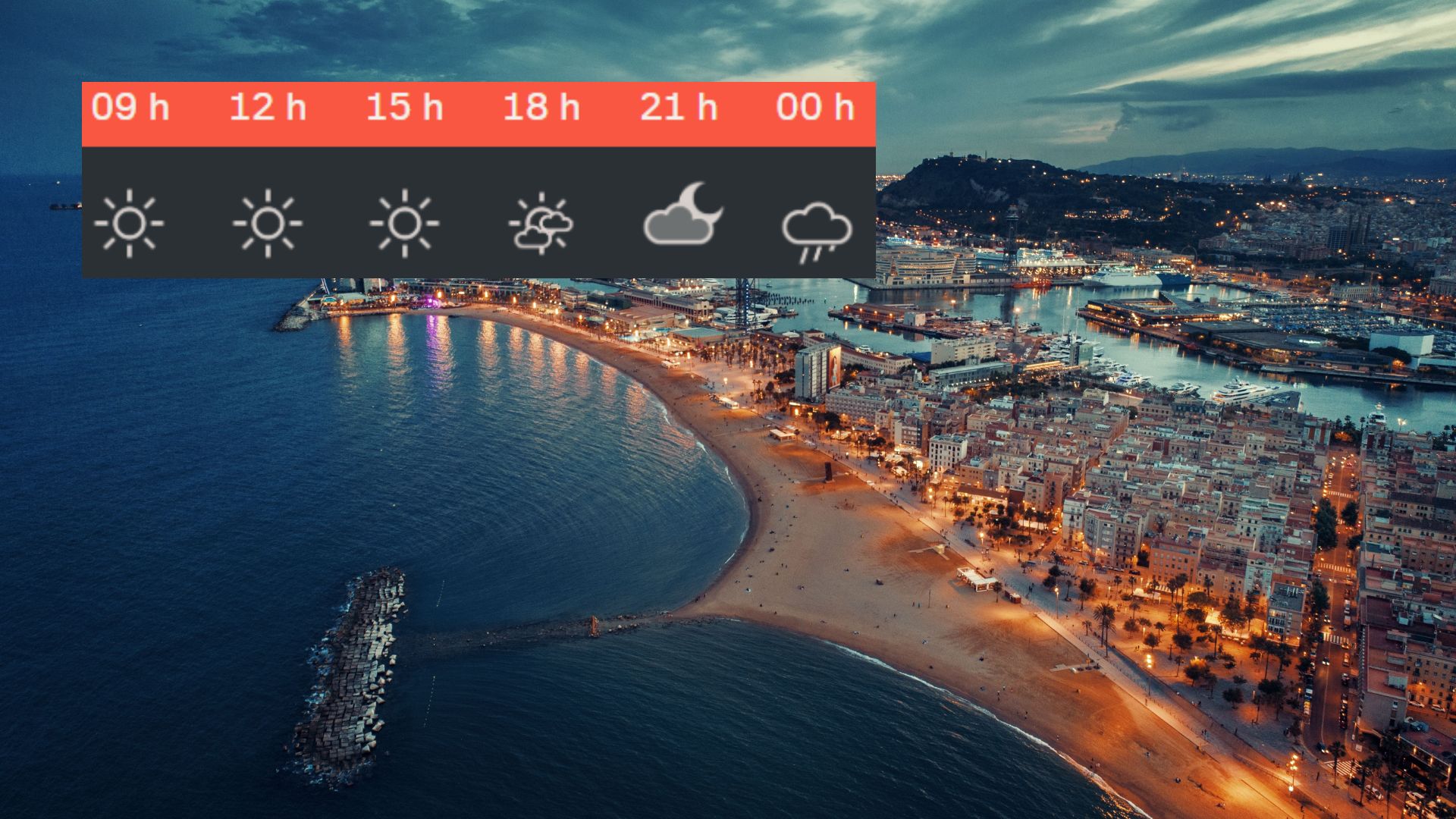 Dissabte de vent, en espera que la borrasca Marta ens porti una nit de pluja |