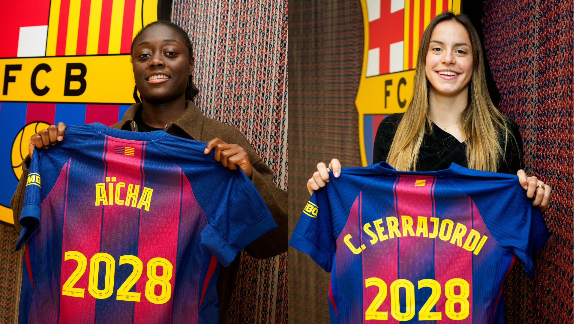 aicha camara i clara serrajordi renovacions fc barcelona