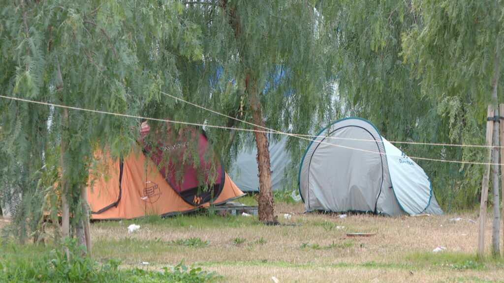 Assentament al carrer 2 de la Zona Franca