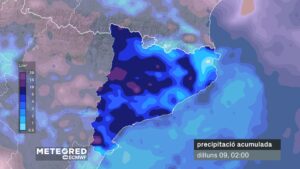 I, ara, la borrasca Marta: vent previ abans del retorn de la pluja