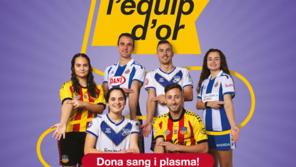 Campanya solidària de l'Europa, el Sant Andreu i l'Espanyol per a la recollida de sang