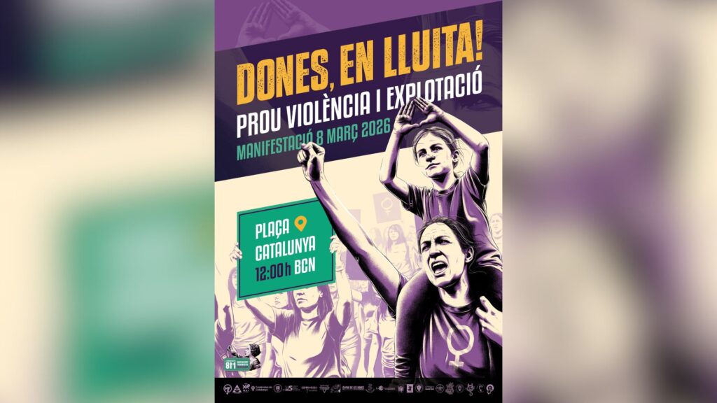 cartell Moviment Feminista manifestaci&oacute; 8M 2026