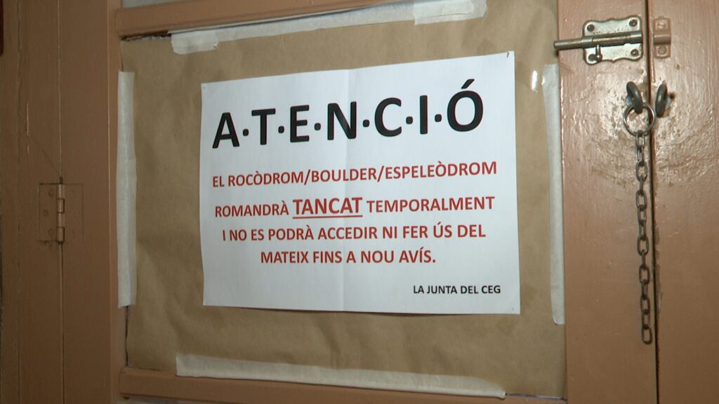 El Club Excursionista de Gràcia haurà de desmuntar el rocòdrom per continuar al seu local | Ajuntament de Barcelona, associacionisme, entitats, oci, patrimoni arquitectònic