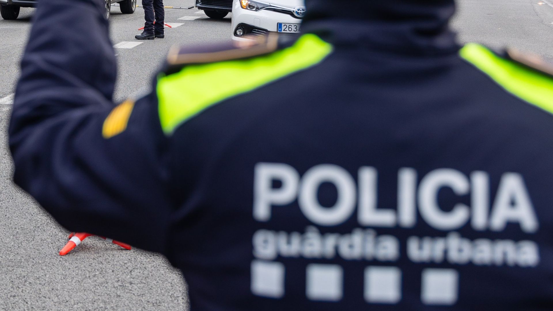 accident motorista Barcelona