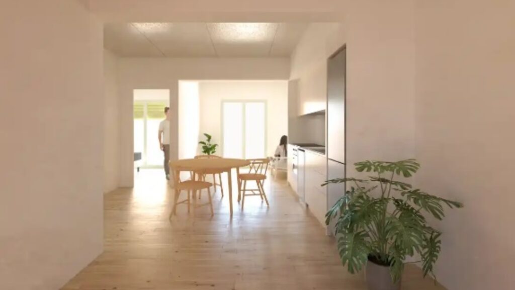 edifici del nou cap fort pienc i 64 habitatges