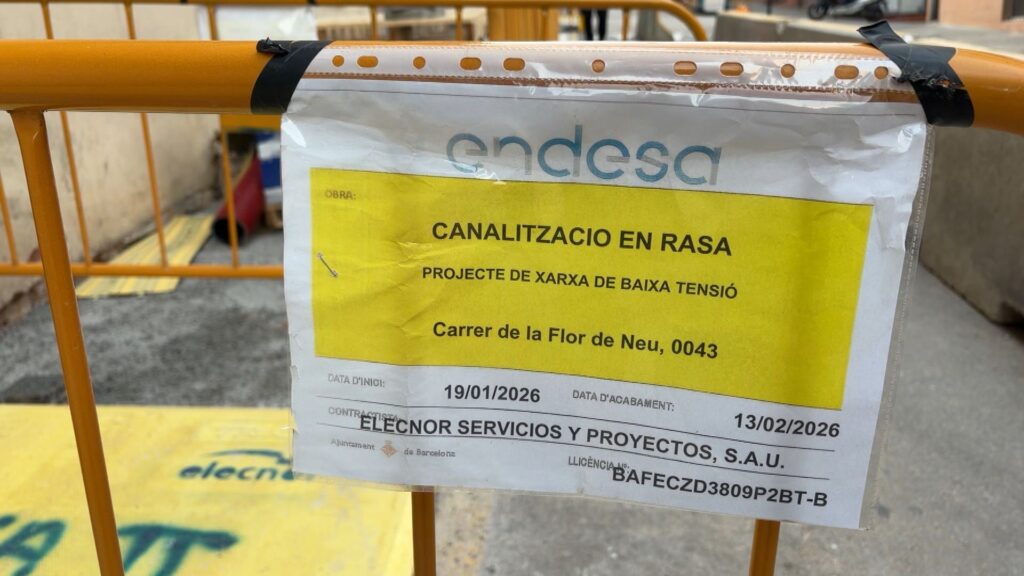 obres endesa transformador prosperitat