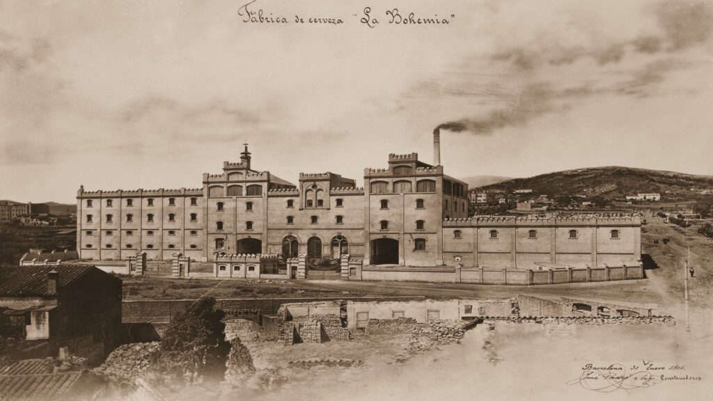 antiga f&agrave;brica la Bohemia Damm