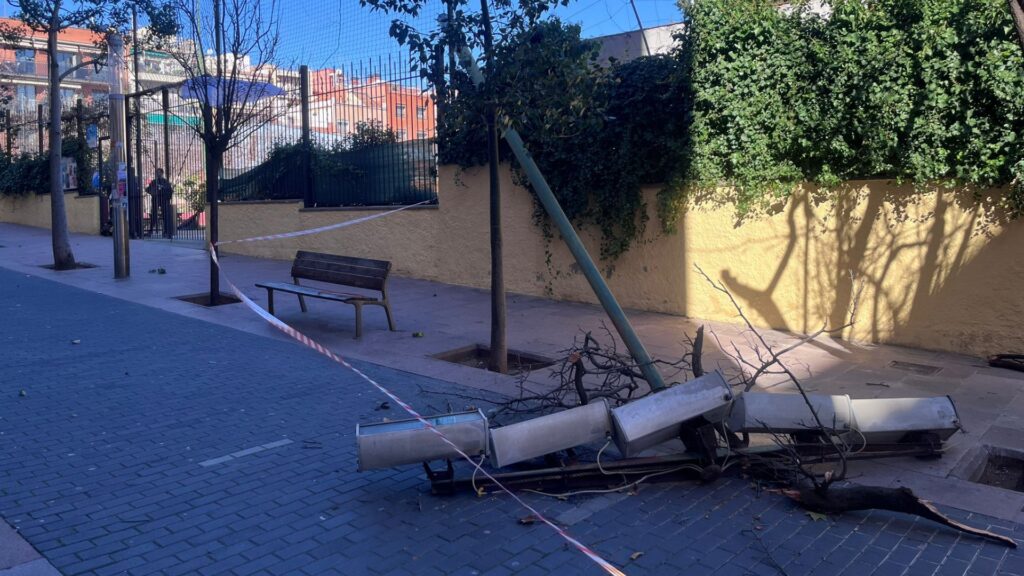 ferida a Prosperitat per vent