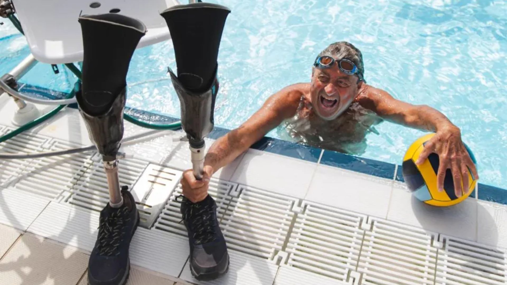 Mor Gabi Villarrubia 'Villapela', impulsor del waterpolo adaptat