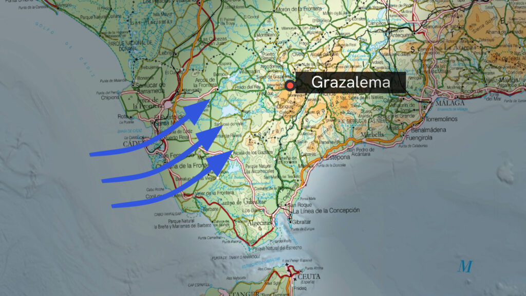 palanca orogr&agrave;fica Grazalema
