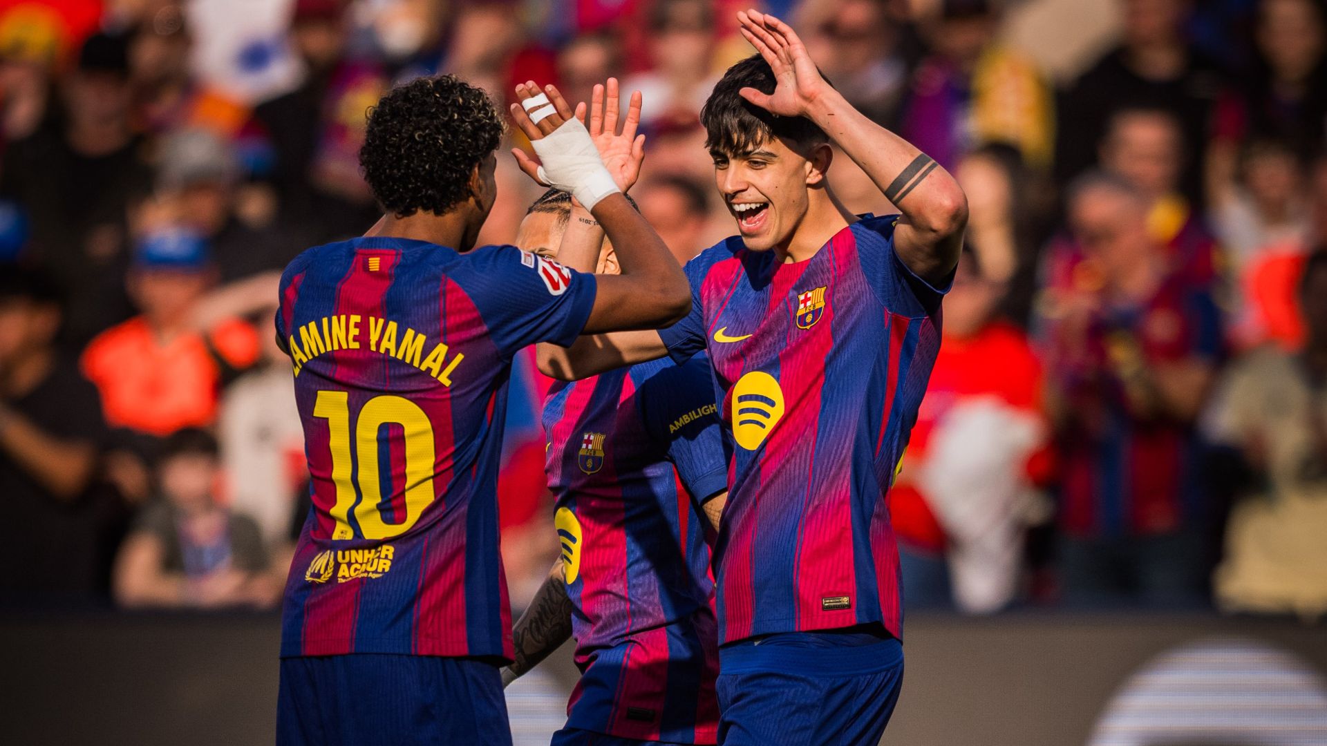 Victòria del Barça contra el Llevant