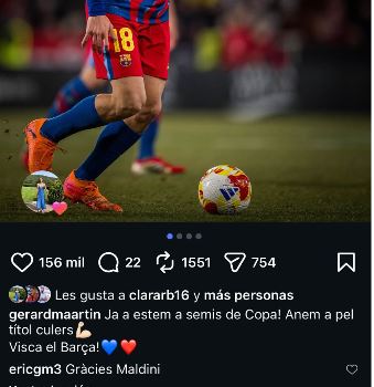 El regal inesperat d'un mite del futbol a Gerard Martín pel seu aniversari | Primera Divisió