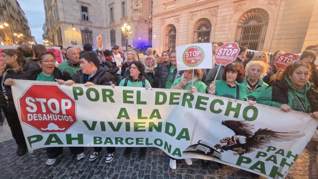 manifestacio barcelona habitatge