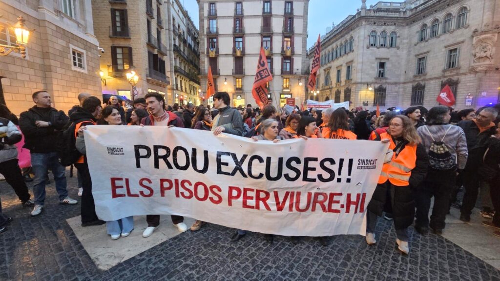 manifestacio barcelona habitatge