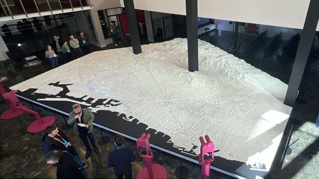 maqueta Barcelona, antiga seu de l’Editorial Gustavo Gili