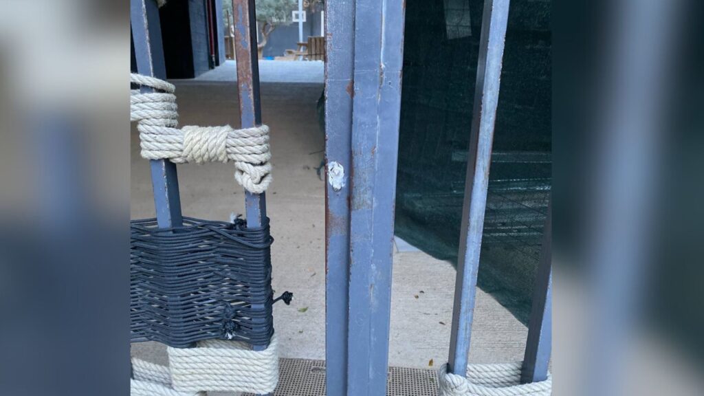 Vaga d'educació aquest dimecres: diverses escoles apareixen bloquejades amb silicona | escoles, instituts, manifestacions a Barcelona, protesta laboral, sindicats, vaga